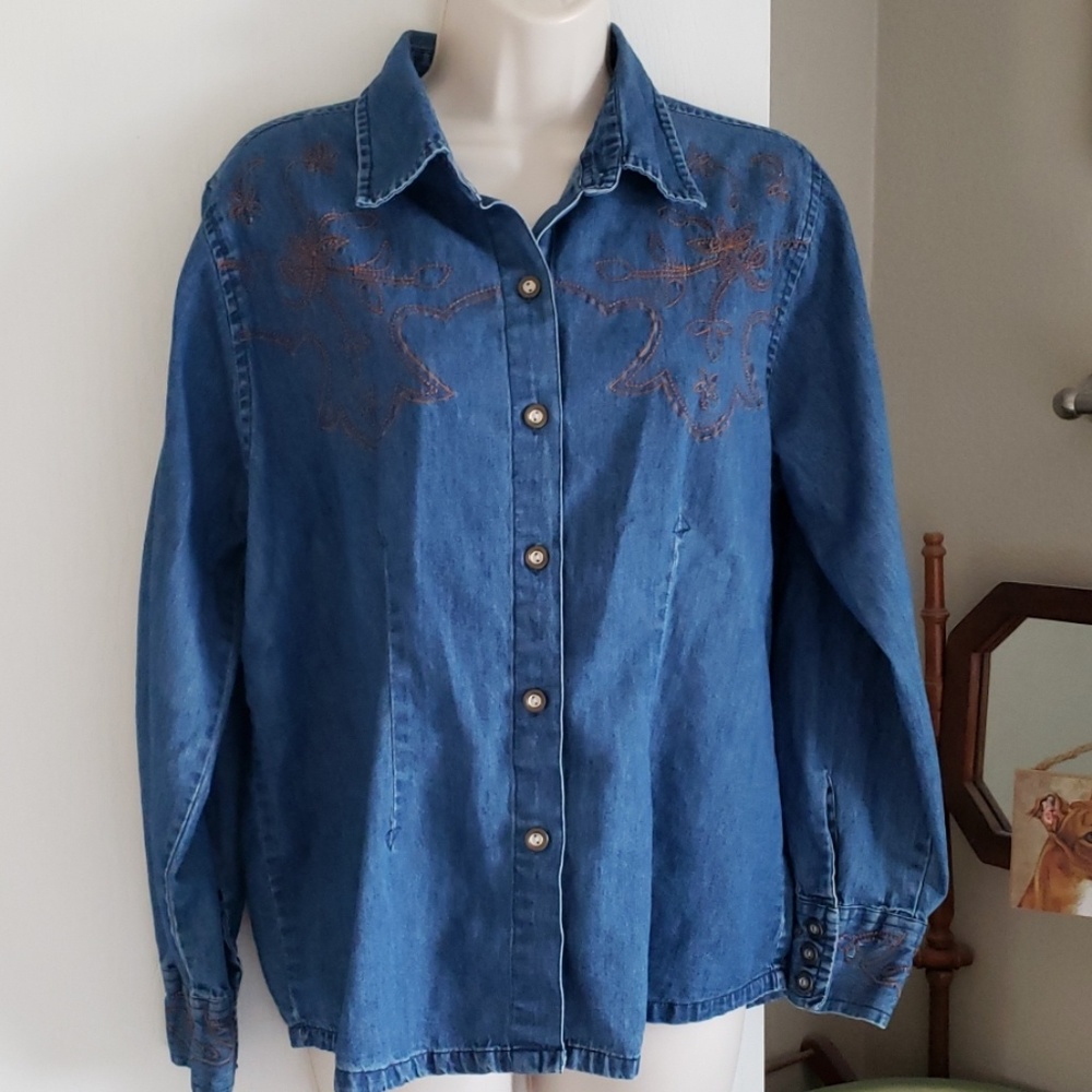 Jane Ashley Blouse Size L